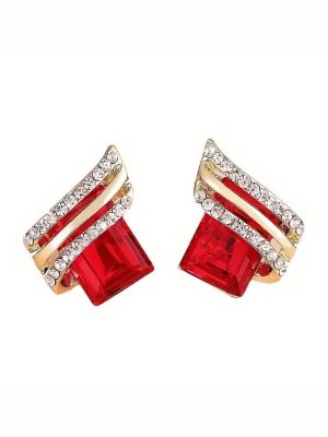 Vintage Inspired Earrings with Resin Accents