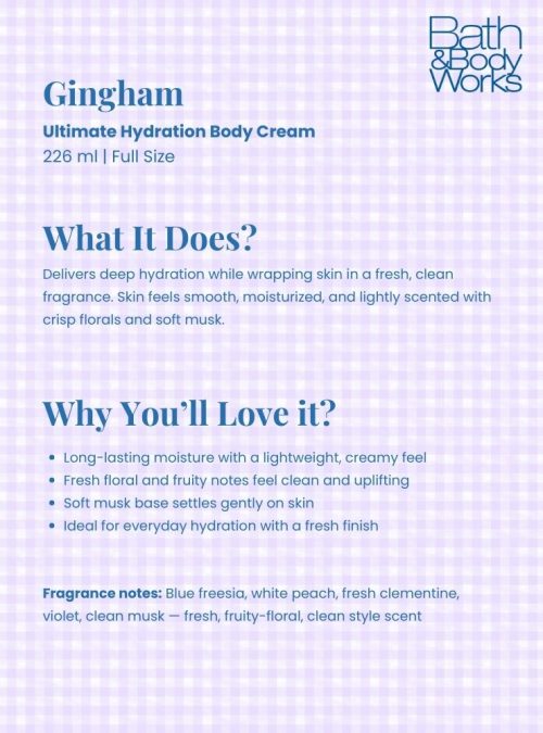 Cream - Gingham details