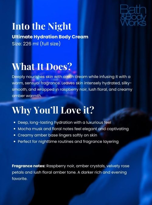 Ultimate Hydration Body Cream - Into the night details